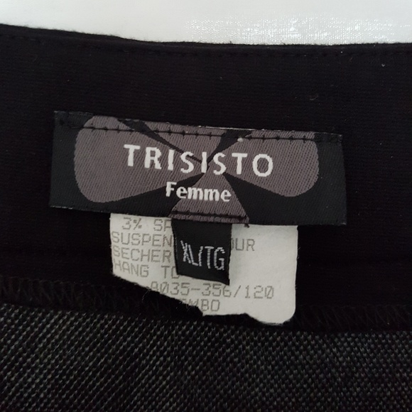 TRISISTO FEMME Gray & Black Sweater Dress XL - Picture 3 of 4